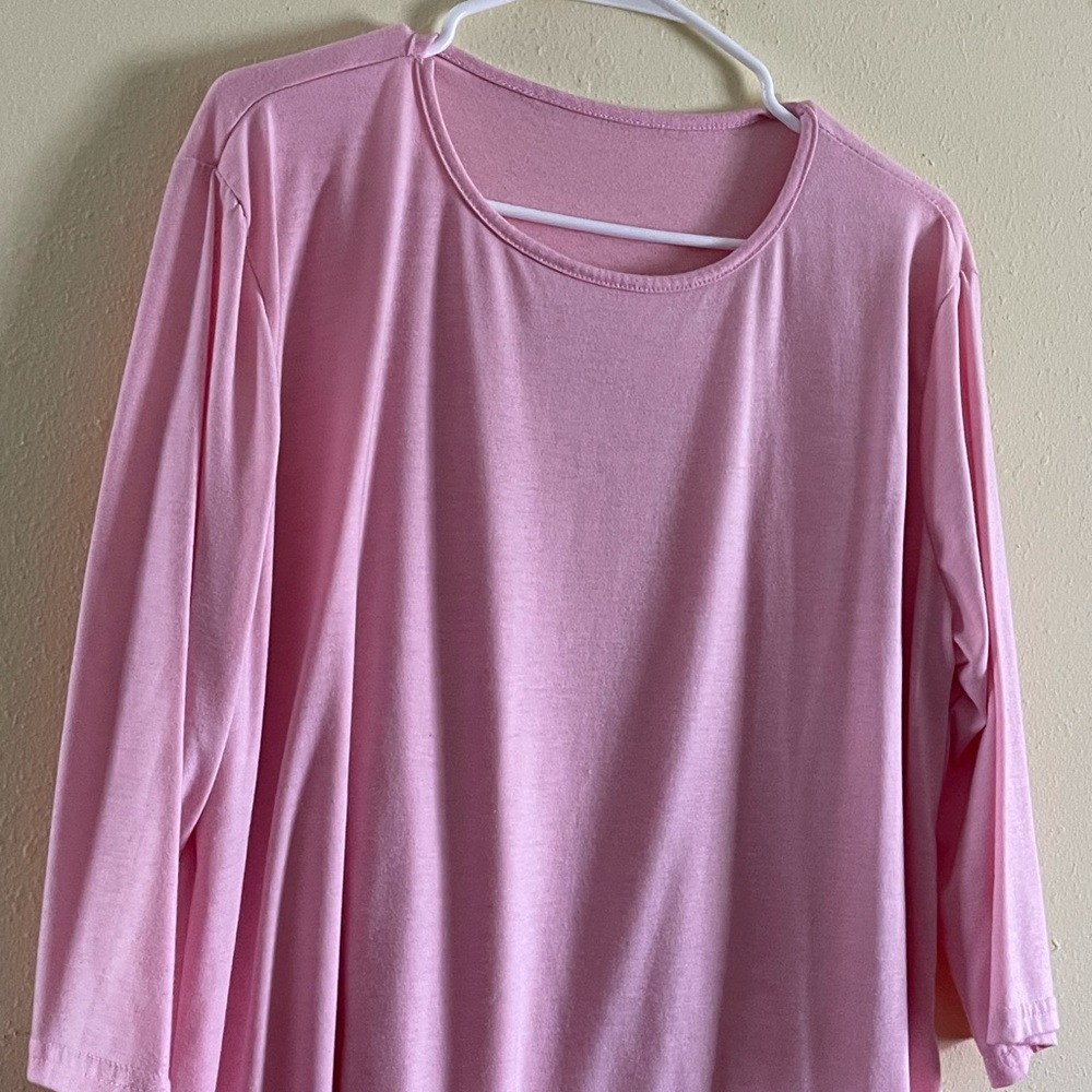 Pink long sleeve Top